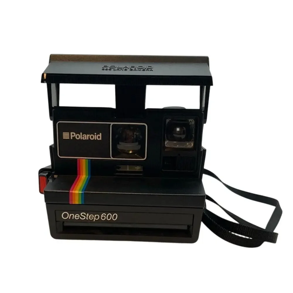 Polaroid One Step 600 Film Instant Camera Vintage Retro Black Untested
